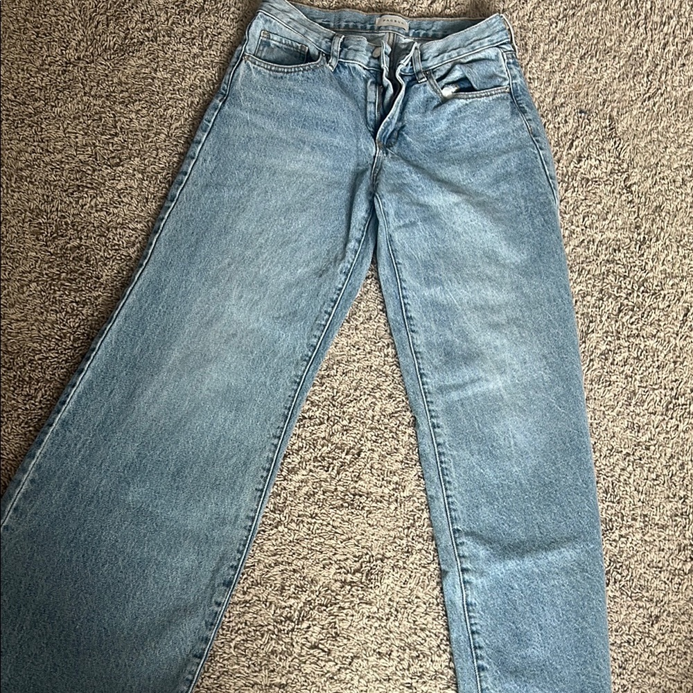 pacsun low rise, wide leg jeans